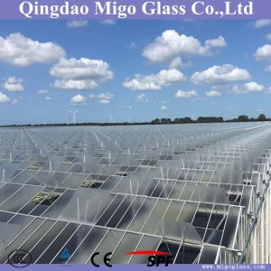 گرین ہاؤس گیسوں کے گلاس کے چھتوں اور دیواروں کی طرف کے طور پر استعمال کیا گلاس بچھانا