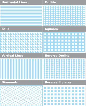 Standard Patterns of Silkscreen Printing Glass