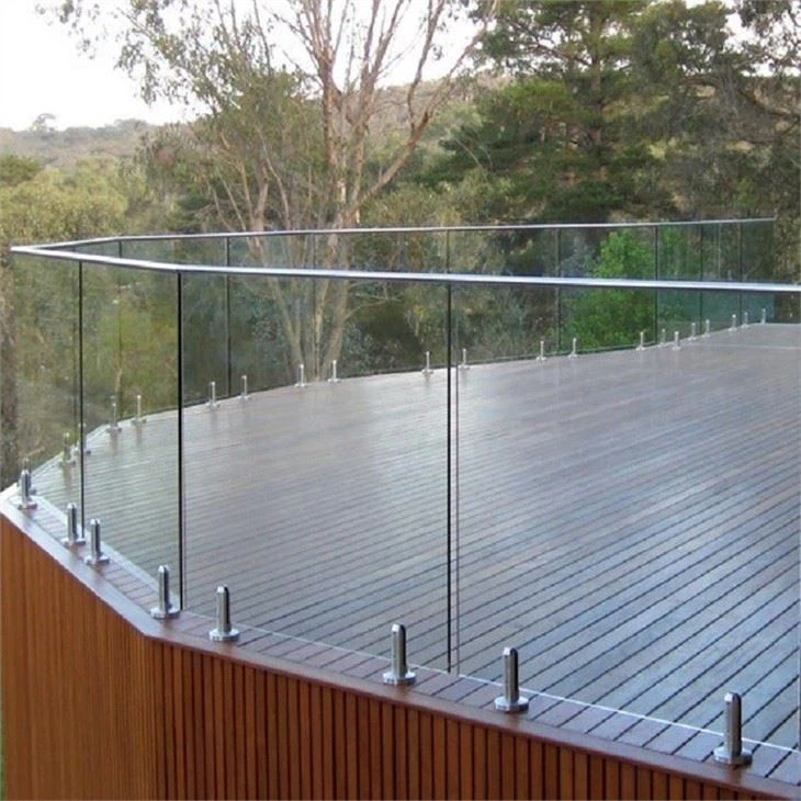 Safety Toughed Glass For Balcony Railing